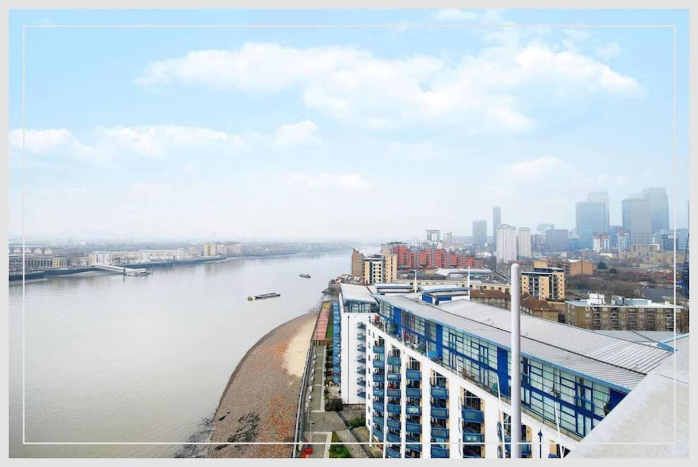 London Canary Wharf Riverside Penthouse Apartment Bagian luar foto