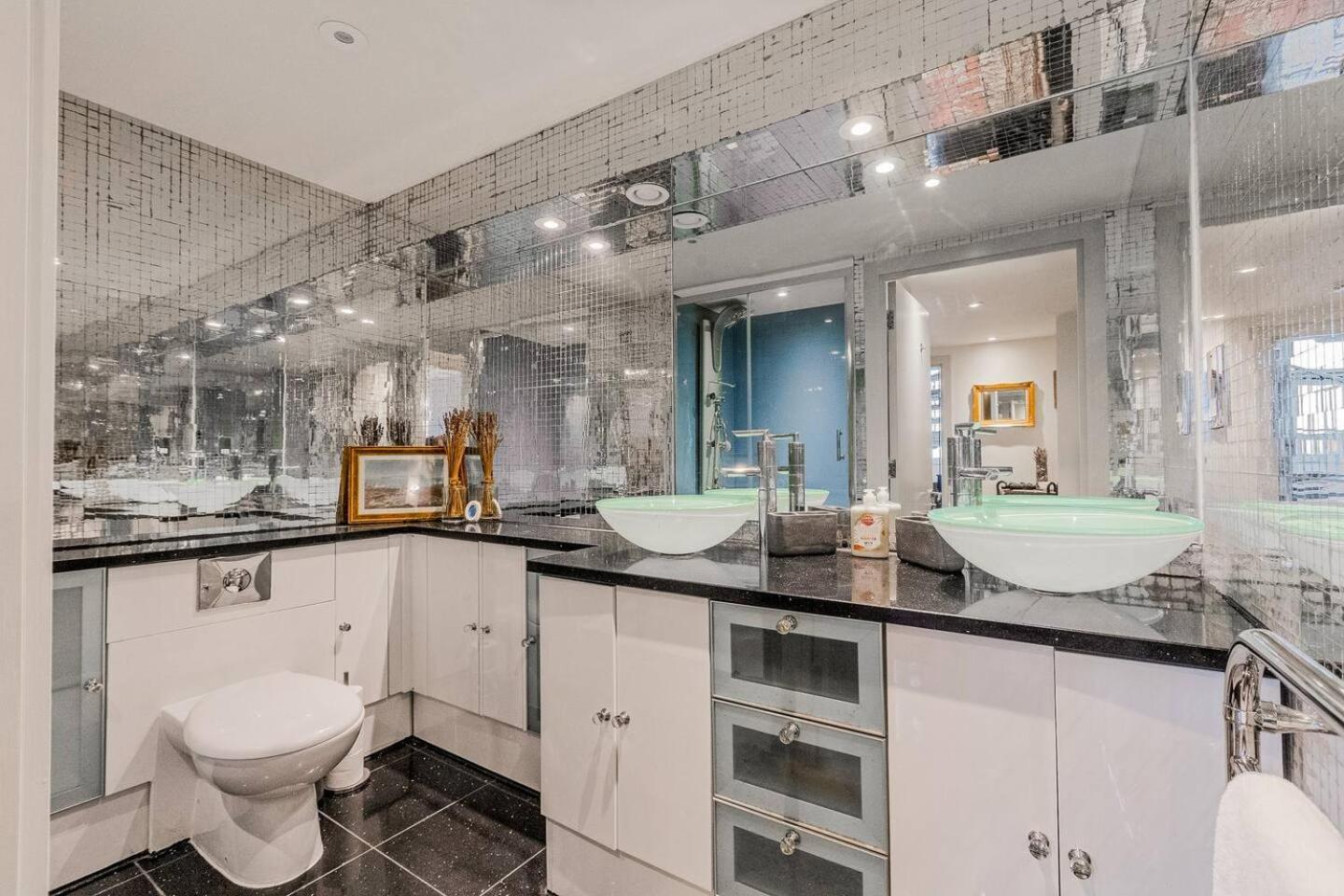 London Canary Wharf Riverside Penthouse Apartment Bagian luar foto