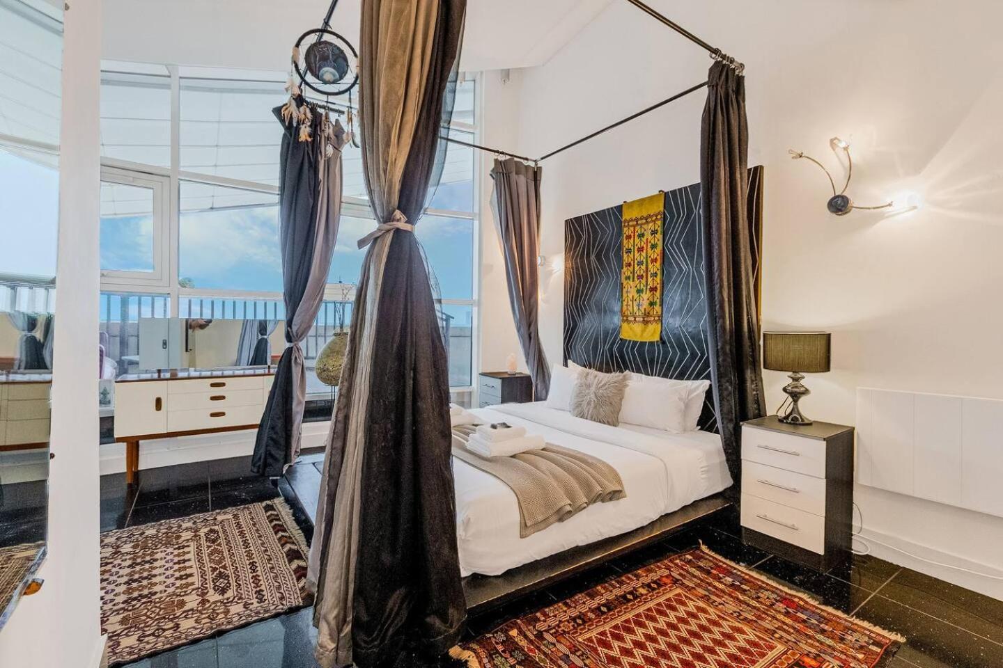 London Canary Wharf Riverside Penthouse Apartment Bagian luar foto