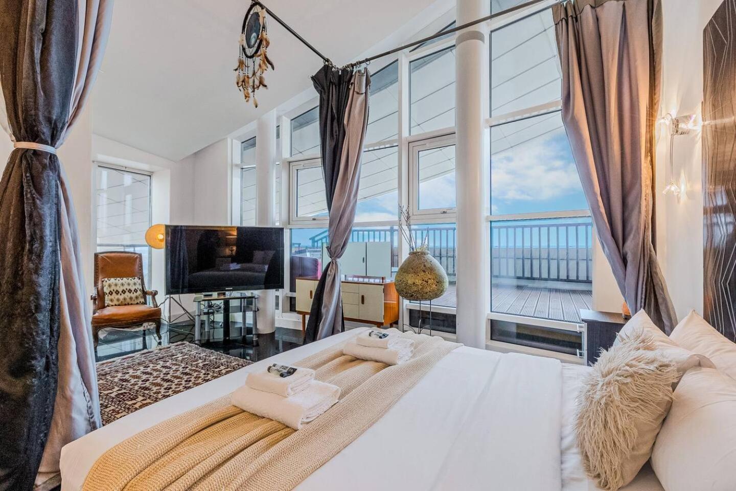 London Canary Wharf Riverside Penthouse Apartment Bagian luar foto
