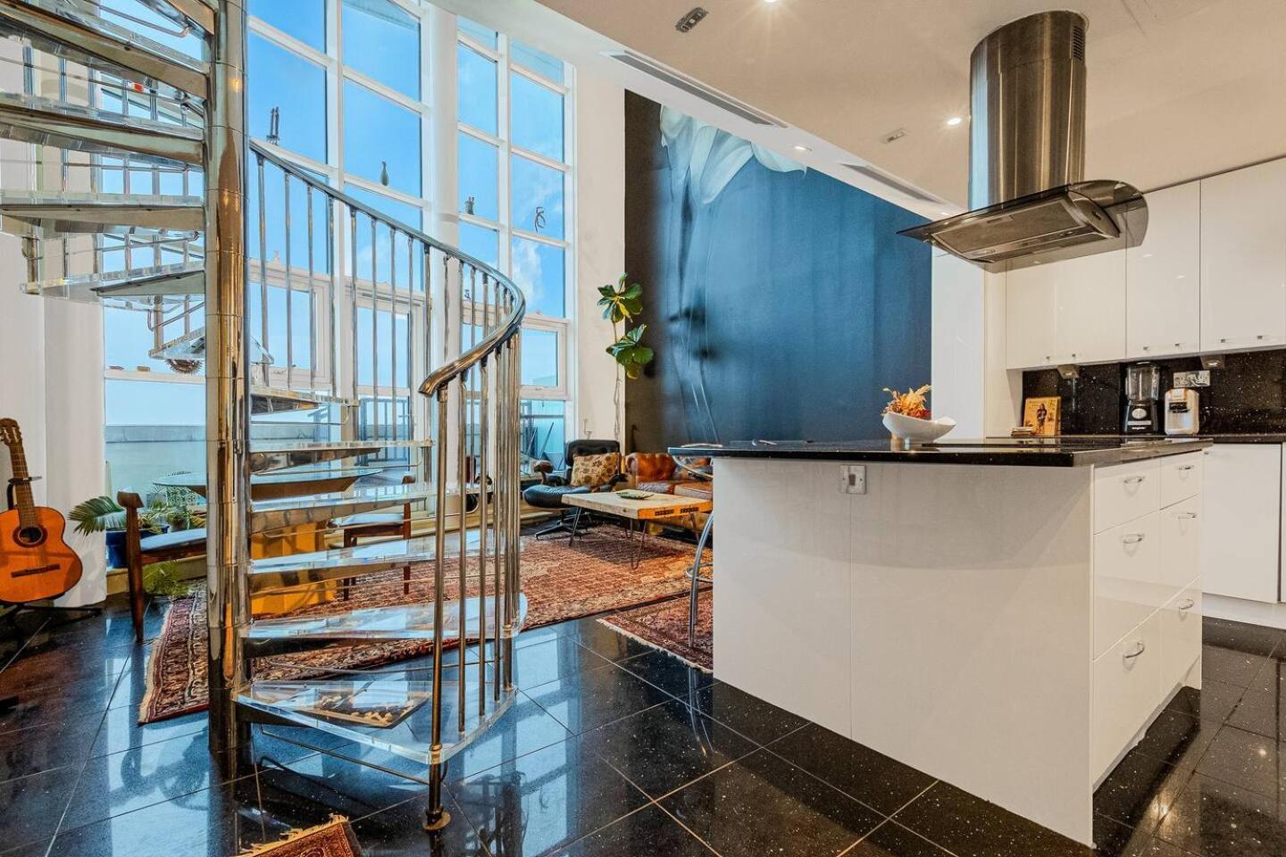 London Canary Wharf Riverside Penthouse Apartment Bagian luar foto