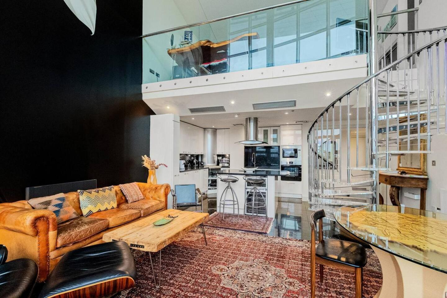 London Canary Wharf Riverside Penthouse Apartment Bagian luar foto